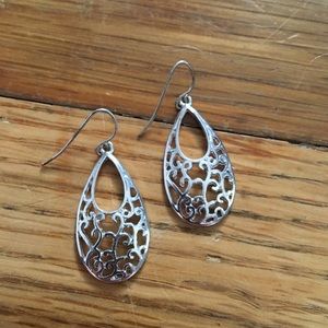 Textured Oval Earrings